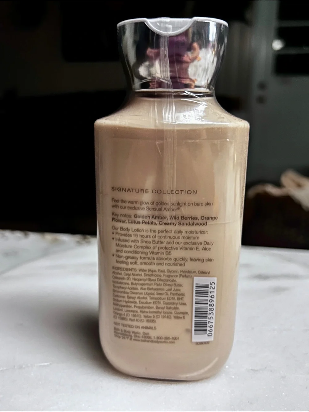Bath & Body Works ~ Sensual Amber ~ 8 Oz. Lotion ~ New/ Sealed